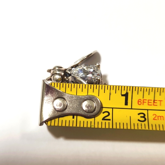 925 milor ITALY cz sterling silver flying fly bee brooch pin vintage stamped - Picture 7 of 9